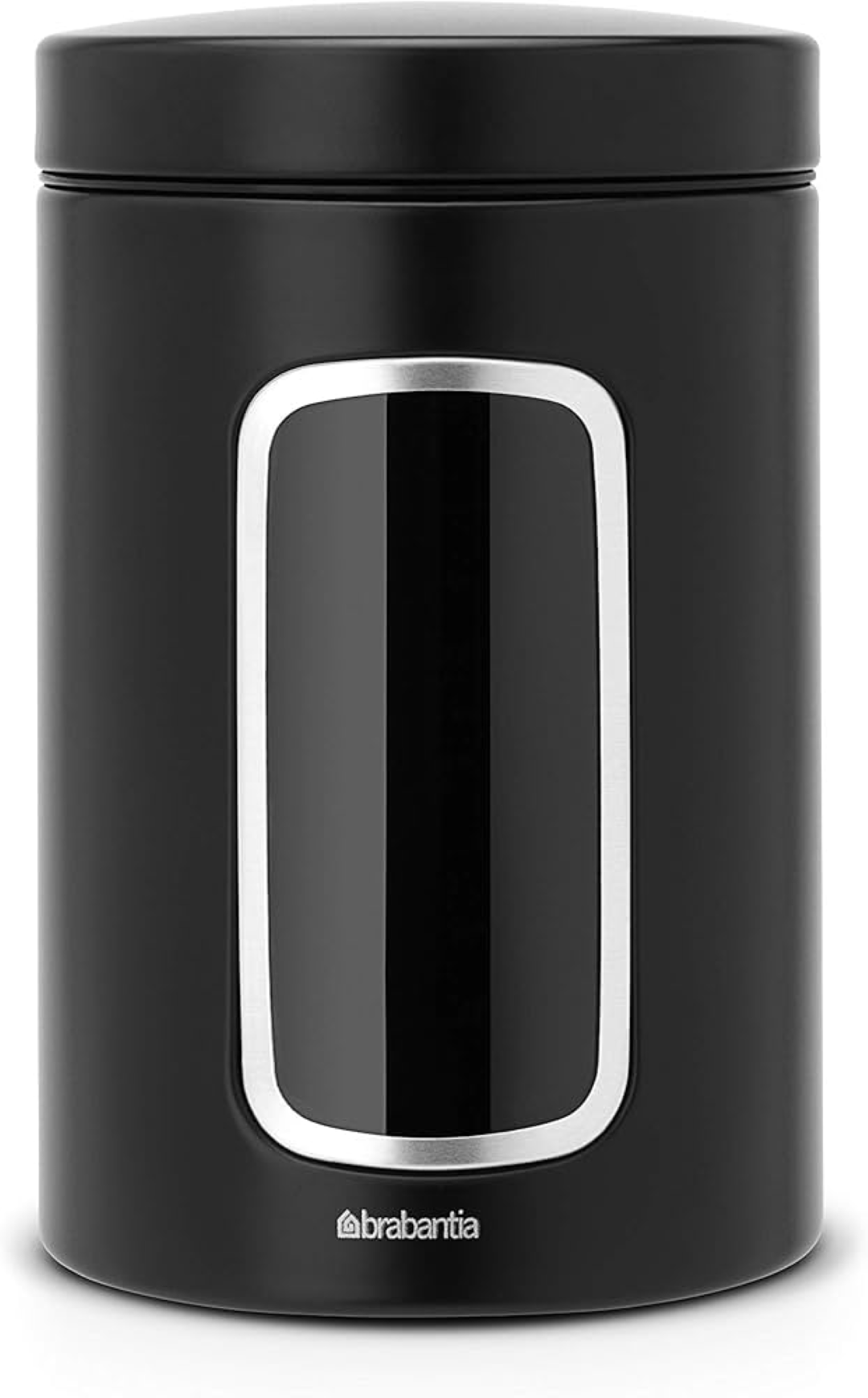 BRABANTIA WINDOW CANISTER 1.4L MATT BLACK